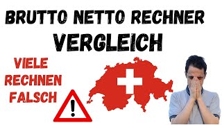 BruttonettoRechner Portal Vergleich Schweiz 🇨🇭  Test 📒 und Durchsicht inkl Empfehlung [upl. by Annah]