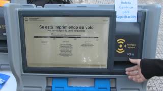 Cómo votar con la boleta electrónicaTelefe Noticias [upl. by Noicpecnoc]