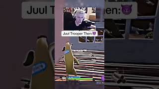 Juul trooper Now vs Then Streaming snipping XQC in og fortnite now vs then popular xqc subscribe [upl. by Dahlstrom]