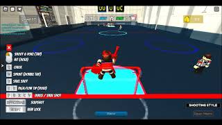 RobloxStreet Hockey hard coded 3 on 3 Goalie part 1 [upl. by Hurty]