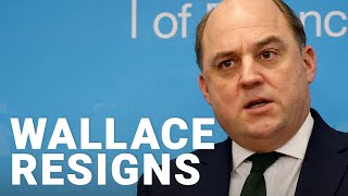 Defence secretary Ben Wallace officially resigns [upl. by Lareneg]