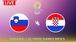 LIVE🔴 SLOVENIA vs CROATIA  Handball  Olympic Games Mens [upl. by Feilak]