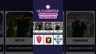 CLASSIFICA STIPENDI ALLENATORI SERIE A 🇮🇹  Sapete chi è il più PAGATO 💰 [upl. by Wiener]