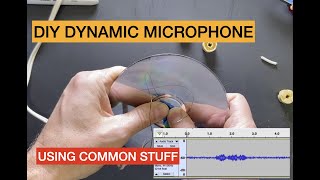 How to Build a DIY Dynamic Microphone With Some Wire and a Magnet [upl. by Mw280]