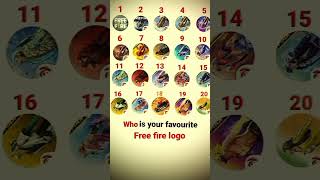 who is your favorite ff logo freefire garenafreefire attitude [upl. by Gwyneth721]