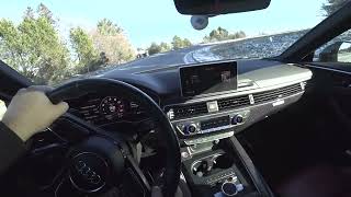 2019 Audi S4 Premium Plus W S Sport Pack POV Review [upl. by Yemiaj]