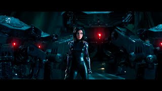 Alita vs HunterWarriors fight scene in the Kanas Bar 2019 Alita Battle Angel Original Movie Clip [upl. by Birchard]