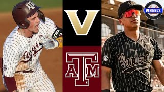 6 Vanderbilt vs 3 Texas AampM Highlights  2024 College Baseball Highlights [upl. by Descombes571]