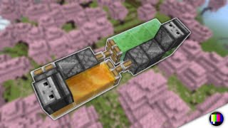 Two Way Flying Machine Tutorial  Minecraft Bedrock 120 [upl. by Tolmann436]