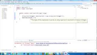 Java Tutorial 9 Hello Arrays and ArrayLists [upl. by Lesig84]