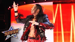 Shinsuke Nakamuras entrance wows the WWE Universe SummerSlam 2017 WWE Network Exclusive [upl. by Parke100]