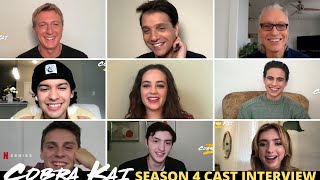 Cobra Kai Season 4 Cast Interview [upl. by Aney112]