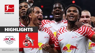 Openda Brace in 6 GoalsSpectacle  RB Leipzig  1 FC Köln 60  Highlights  MD 9 – 202324 [upl. by Jonathon]