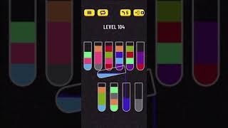 حل لعبة Water Sort Puzzle  level 100 To level 110 [upl. by Aihseuqal]