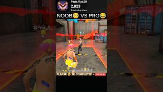 NOOB🥺 VS PRO😂 freefire ffshorts noob noobprank shortfeed gaming trending shorts ffhighlight [upl. by Anined]