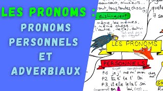 TOUT SAVOIR SUR LES PRONOMS  PRONOMS PERSONNELS et PRONOMS ADVERBIAUX [upl. by Sadella783]