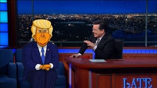 Cartoon Donald Trump Tells Stephen Who Started It [upl. by Eerised]