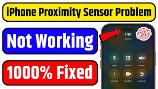 iPhone Proximity Sensor Not Working Problem  iPhone Screen Not Turn on During Call Problem Fixed [upl. by Awuhsoj988]