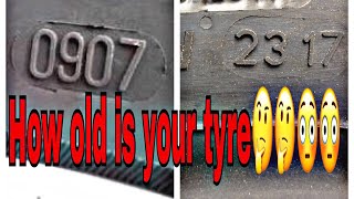 How to check your tyre manufacturing date 🔨🛠⛏🏍classic tyres MRF TampS sopara highway HINDI [upl. by Aneral464]