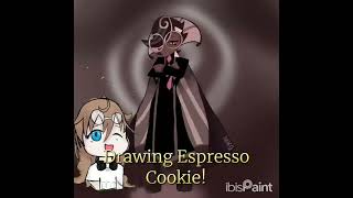 Drawing Espresso Cookie Ibispaint [upl. by Ahsatak]