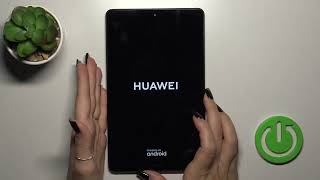 How to Switch On The Huawei MediaPad M5 Lite  Power On Tablet [upl. by Ziul]