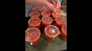 diced tomatoes in weck jars  krossade tomater [upl. by Rolyt]