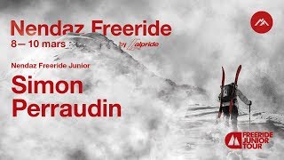 Nendaz Freeride Junior 2019  Simon Perraudin [upl. by Imrots]