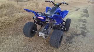 Yamaha Raptor 700 DMC Dual exhaust [upl. by Yun]