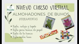 Curso de almohadones de Buhos Clase 2 Buho de lado [upl. by Nabila]