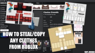 How to StealCopy Any Clothes in ROBLOX  2021 [upl. by Tsew]