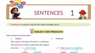 English grammar class 6 chapter 1 [upl. by Nnylirehs]