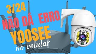 ATUALIZADO ULTIMA VERSÃƒO DE COMO CONFIGURAR CAMERA DE SEGURANÃ‡A YOOSEE NO CELULAR WIFI [upl. by Langbehn]