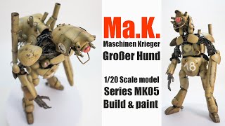 MaK Maschinen Krieger Großer Hund Models 120 How to Build and Paint Scale model kits [upl. by Cordula]