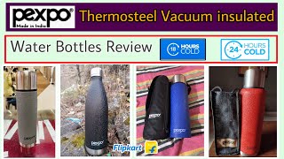 Pexpo Thermosteel Vacuum Insulated Water Bottle Flask • Best insulated water bottle under 600 [upl. by Velma966]