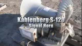 Kahlenberg S120 Signal Horn on GovLiquidationcom [upl. by Nnasus783]