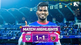 Match Highlights  Bengaluru FC 11 NorthEast United FC  MW 11  ISL 202324 [upl. by Letnuhs]