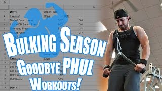 New Training Program Update  Goodbye PHUL Workouts [upl. by Madox]