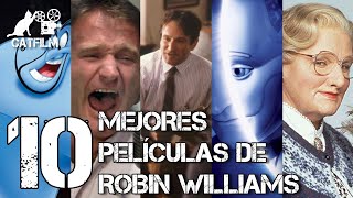 LAS 10 MEJORES PELICULAS DE ROBIN WILLIAMS  TOP 10 [upl. by Meeka]