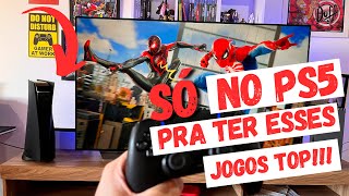 Os MELHORES JOGOS EXCLUSIVOS do PS5 CORTE [upl. by Yee809]