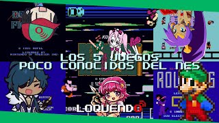 Top 5 Juegos poco conocidos del nintendo NES [upl. by Audwen416]