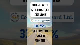 cochin shipyard multibagger returns  cochin shipyard [upl. by Atirahs]