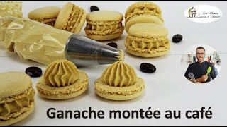 recette ☕ GANACHE MONTÉE AU CAFÉ ☕ simple et rapide [upl. by Kora663]