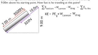 Energy Work Example 3 Solution [upl. by Keeryt]