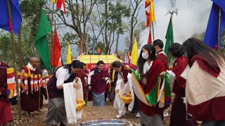 Garab Rinpoche Teachings Bhutanese Devotees In India  Buddhist Teaching  Garab Rinpoche in India [upl. by Zzahc]