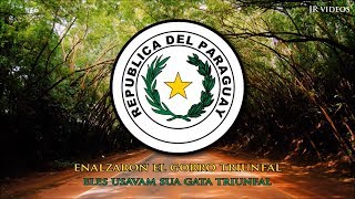 Hino nacional do Paraguai ESPT letra  Anthem of Paraguay Portuguese [upl. by Syhr434]