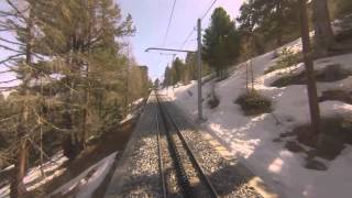 Gornergratbahn Zermatt HD [upl. by Yortal]