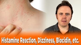 Histamine Reaction Dizziness Biocidin etc  Dr J Q amp A [upl. by Cindi]