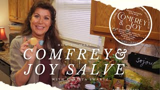 Comfrey amp Joy  The Ultimate Healing Salve for Comfort from Bee stings to Broken Bones [upl. by Nosylla109]