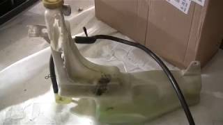 1998 Nissan Pathfinder Front Grill Removal amp Coolant Reservoir Replacement [upl. by Tuppeny]