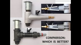 Direct Comparison of 3 types of Harbor Freight Blast Cabinet Upgrade Metering Valves [upl. by Westmoreland]